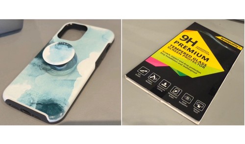 Otterbox green and white - green,